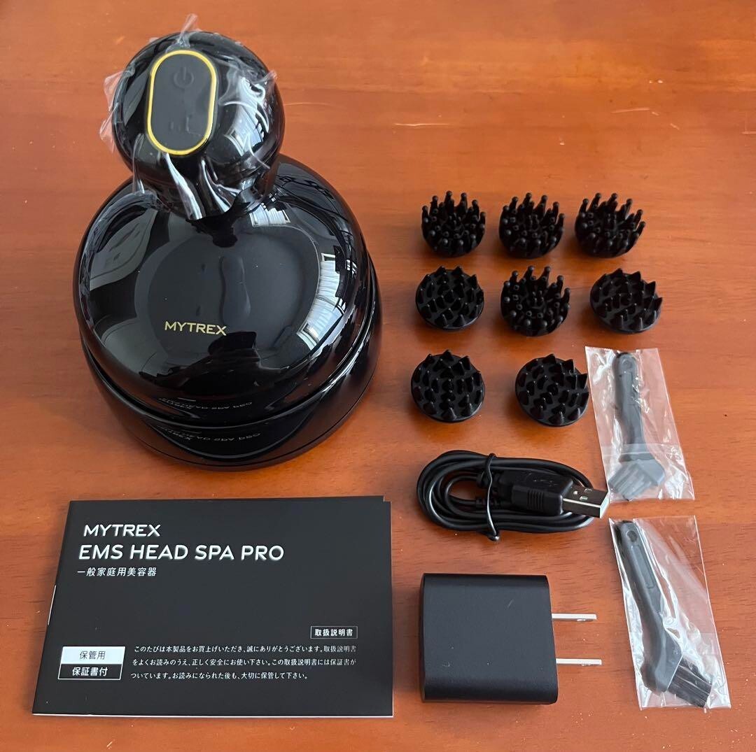 ボディ・フェイスケア Y25-7 MYTREX EMS HEAD SPA PRO MT-EHP22B MYTREX EMS HEAD SPA Pro MT-EHP22B Electric Needle Brush