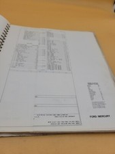 1982 FORD AND MERCURY ELECTRICAL WIRING DIAGRAMS GUIDE MANUAL SHEETS 