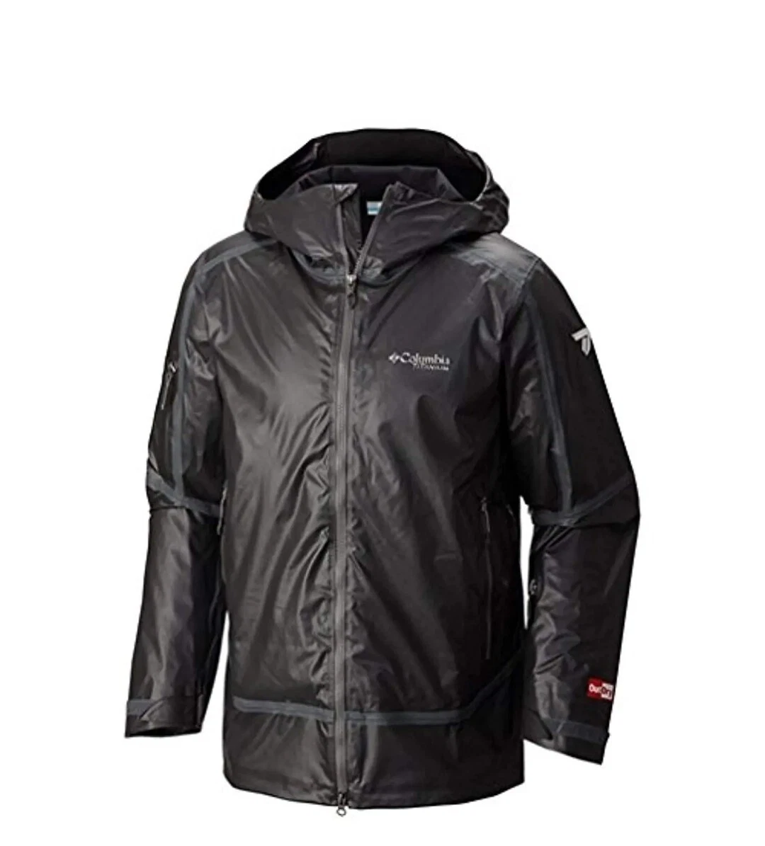 Columbia Men's Ex Diamond Snow Shell Titanium Jacket $425, Sz S, NWT!