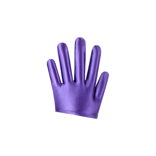 Women's Satin Glossy Half Gloves Party Dress Cosplay Stretch Five Finger Mittens - Picture 27 of 35