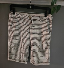 Zara Kids Collection "ONLY GOOD VIBES" STRIPED SHORTS Size 13-14