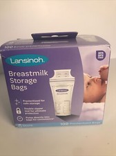 Lansinoh Breastmilk Breast Pump Storage Bag  (100 Count)