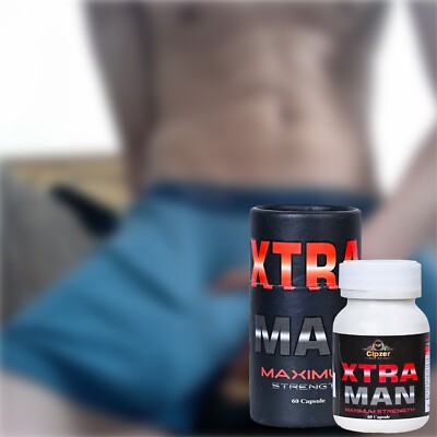 CIPZER Xtra Man 60 Capsules For Men | Supports Size & Weak Erections (PACK OF 2)