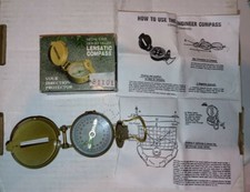 Vintage Engineer LENSATIC  COMPASS 