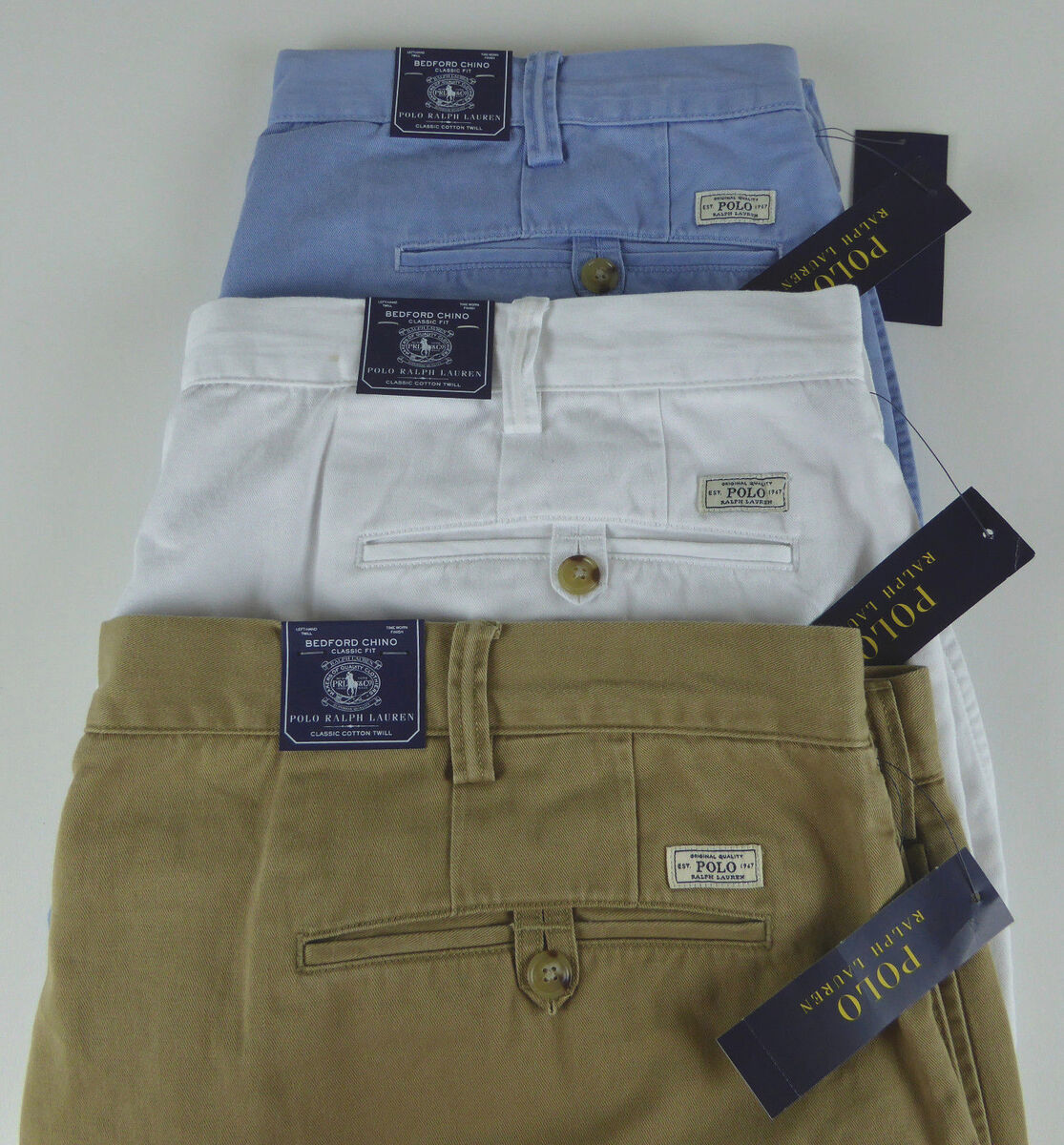 Polo Ralph Lauren Flat Front Cotton Bedford Chino Pants Polo Ralph Lauren Flat Front Cotton Bedford Chino Pants