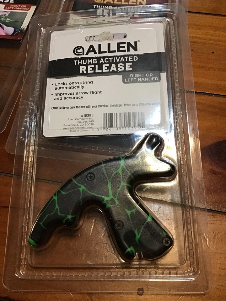 Allen Thumb Activated Release 15395 Left or Right handed NIP Hunting Bow Archery - Image 2 of 2