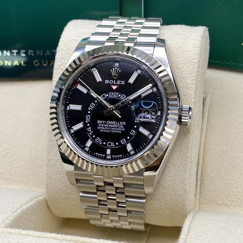 Rolex Sky-Dweller 42mm 336934 Steel Black Dial Automatic Mens Watch B&P 2025 - Picture 2 of 7
