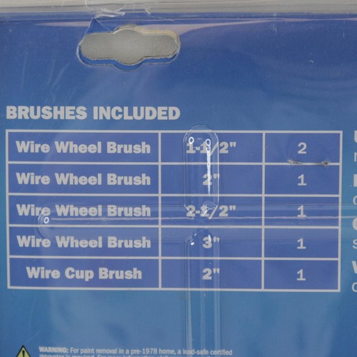 Hart 6-Piece Model HACW04 Wire Wheel Brush Set ** New in Open Package - Picture 7 of 7