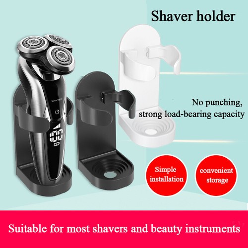 Electric Shaver Razor Wall-Mounted Holder Traceless Toothbrush Stand Rack Hold ╲ - Picture 2 of 10