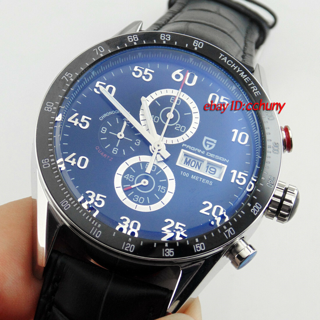 Купить Pagani Design 43mm black dial 