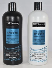 TRESemme Silky & Smooth Argan Oleo Blend Shampoo & Conditioner, 28 fl oz, 1 set