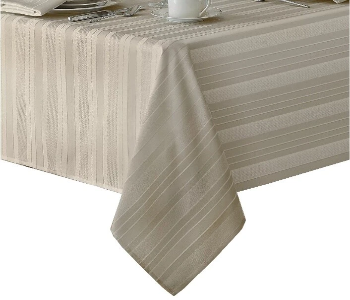 100% Poliéster Manteles cuadrados de rayas