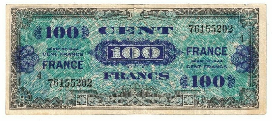 France 1944 100 Cent Francs | eBay