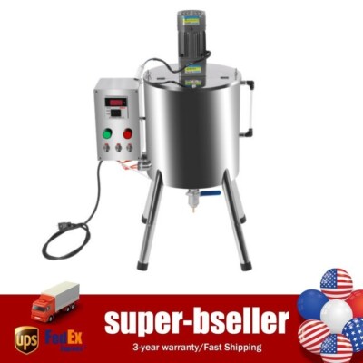 30L Liquid Paste Lipstick Filler Heating Mixing Filling Machine Stirring Tank