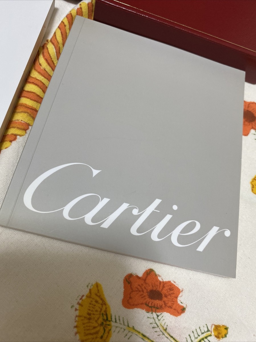 Cartier Red Watch Box Authentic COWA 0043 + Booklet | eBay