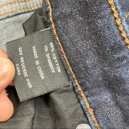 RSQ London Skinny Kids Size 16 Denim Blue Jeans Straight Dark Wash 23" Waist - Picture 9 of 10