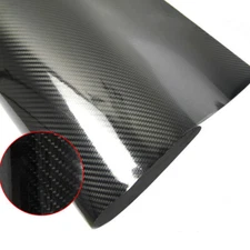 6D Car Interior Wrap Sticker Glossy Carbon Fiber Vinyl Film Car Auto Accessories