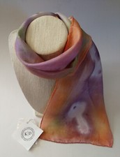 Silk Scarf Hand Dyed 'one of a kind'