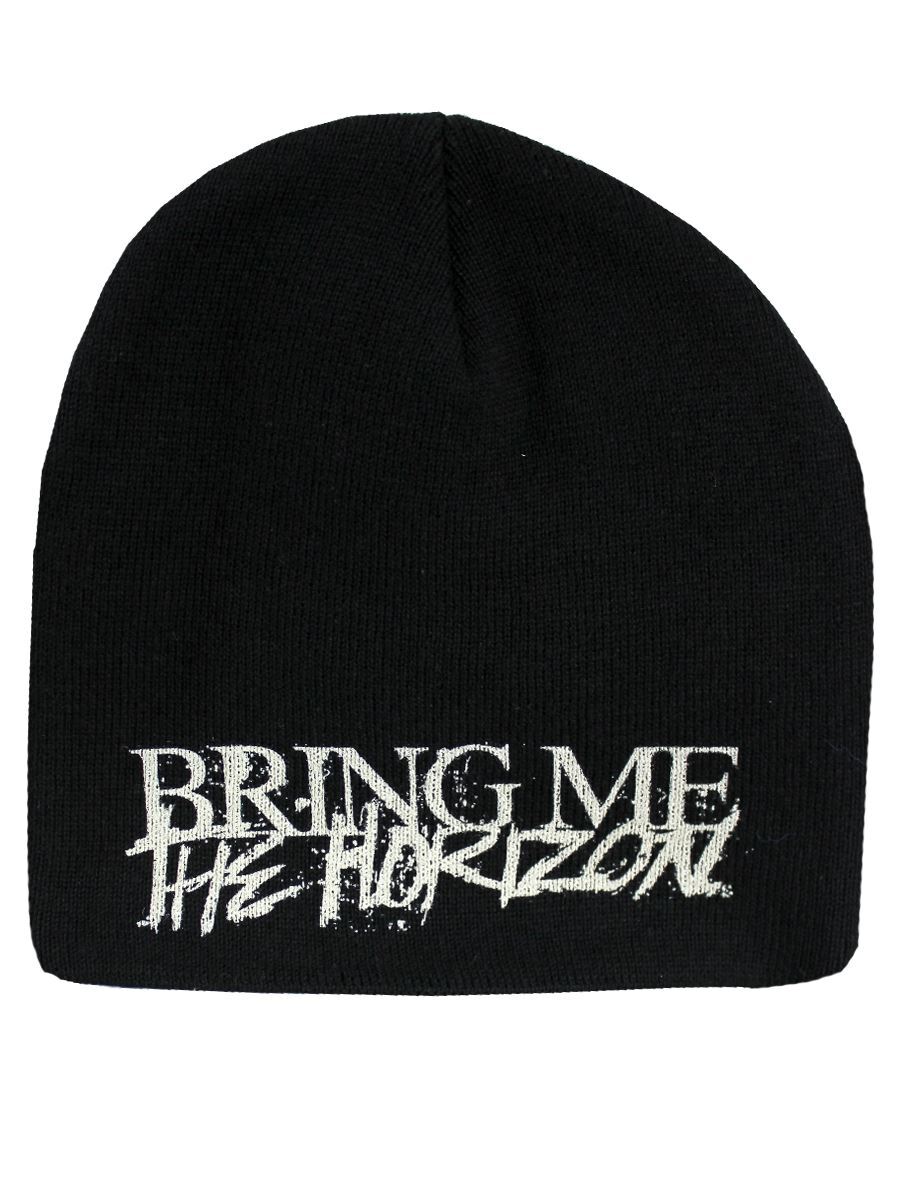 BMTH Beanie - Bring Me The Horizon Horror Logo Black
