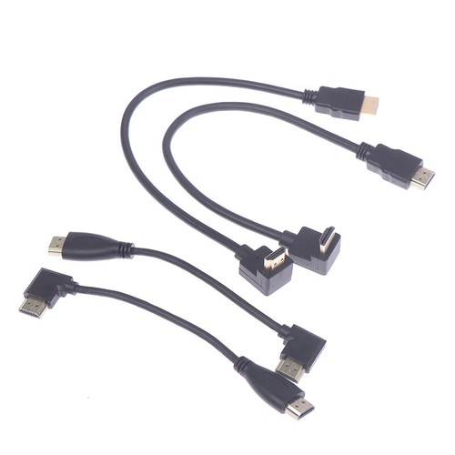 High Speed 4K HDMI 2.0 Cable 90 Degree Angled Extension Cable For PS4 TV} - Afbeelding 9 van 17