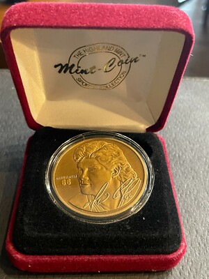 Mario Lemieux Highland Mint Bronze Medallion Coin Pittsburgh