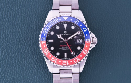 Steinhart Ocean GMT Red Blue 39mm