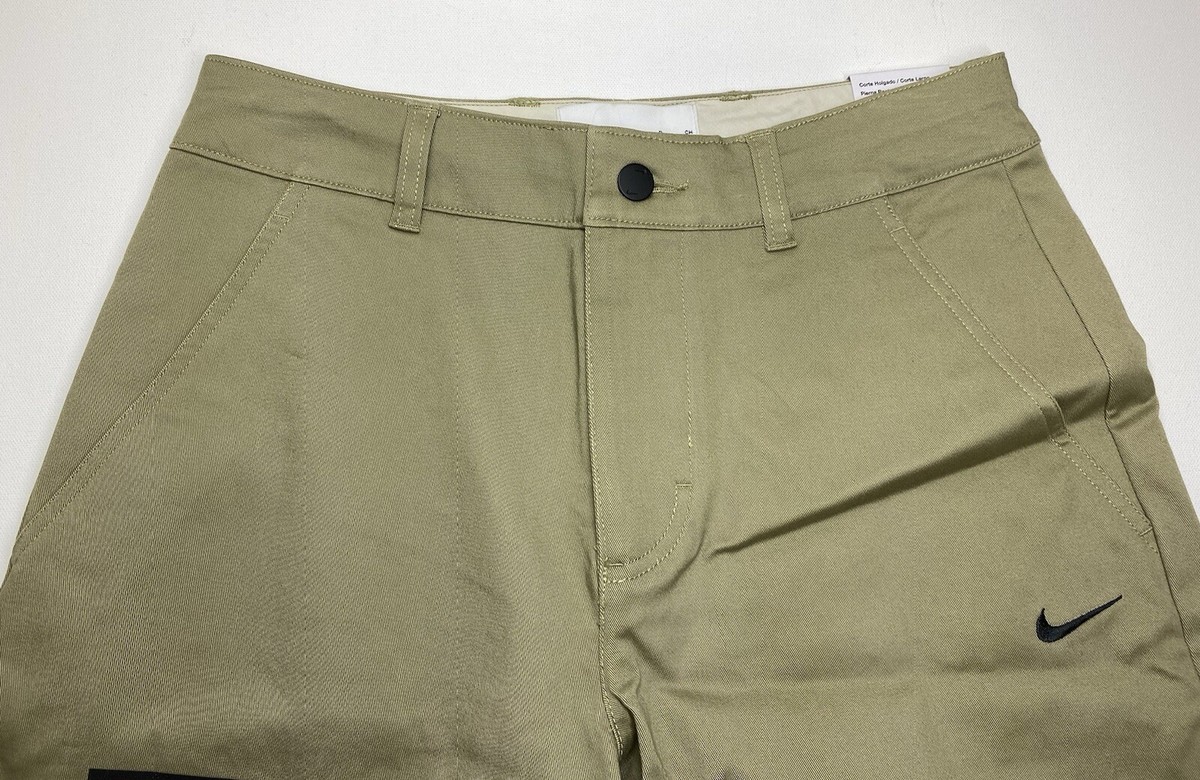 Nike SB El GFX Chino Skate Trousers Loose Fit Pants Khaki