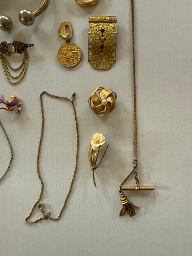 Schmuck - Vintage Schmuckkonvolut - gold- und silberfarben