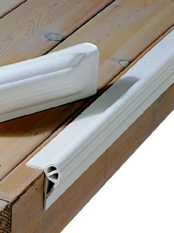 Polyform Stegfender 305cm(L) x 5cm(B) x 7,6cm(H) Pontonfender Stegschutz Aktion