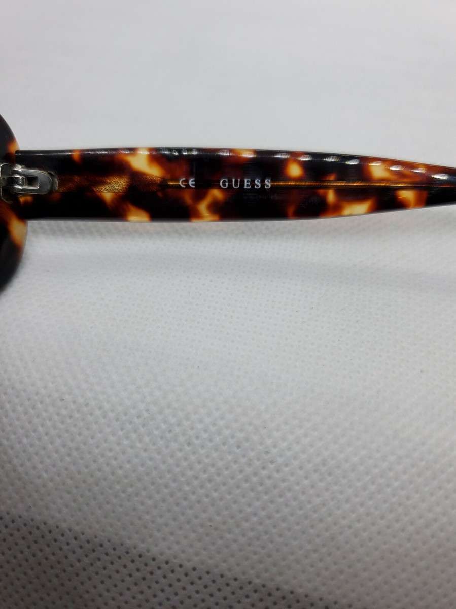 GUESS GU678 BEGUILE DA-1 Tortoise Rectangle Cat Eye Sunglasses 52-17-13 GUESS GU678 BEGUILE DA-1 Tortoise Rectangle Cat Eye  main image 2