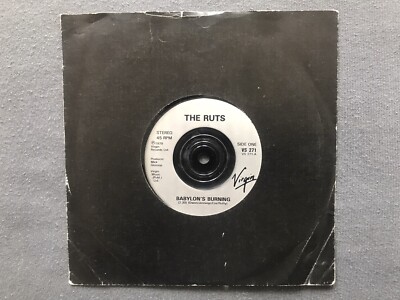 The Ruts - Babylon's Burning (UK-7'' Singles) 1979 VIRGIN VS 271 SILVER LABELS