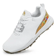 Men's Spikeless Golf Shoes Waterproof Anti-Slip Golf Training Shoes Sneakers 