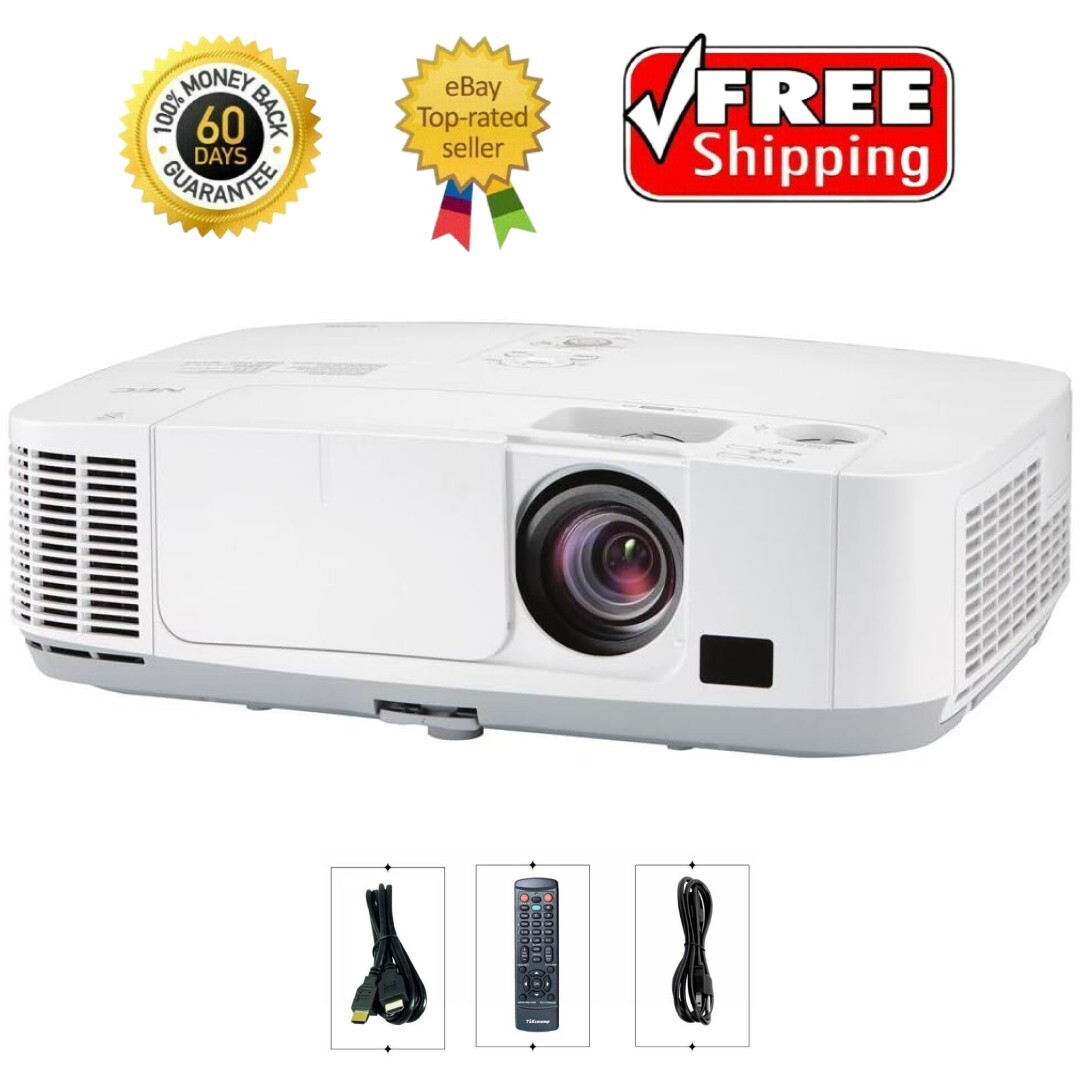 Nec P420X 3LCD Projector 4200 Lumens Conference Room Full HD 1080p