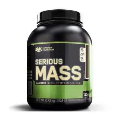 OPTIMUM NUTRITION SERIOUS MASS BANANA MUSKEL GEWICHTSZUNAHME 2,73kg. EXP 02/25