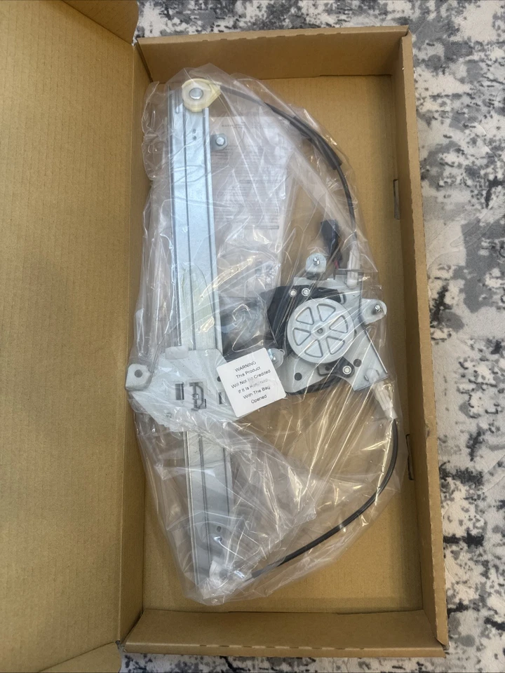 Regulador de ventana eléctrica con motor para Hyundai Elantra 96-00 delantero derecho 741-695 Foto 3 de 4