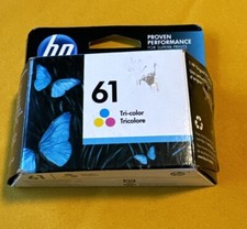 New Genuine HP 61 Tri-Color Ink Cartridge  Exp. April 2023