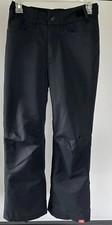 EUC Roxy Girls Snow Ski Pants Black Size 12