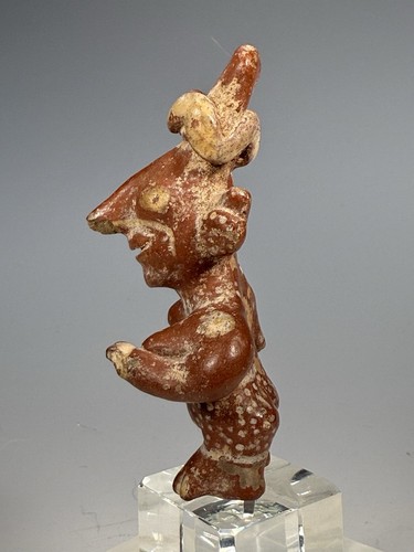 Präkolumbianische West Mexico Jalisco Terrakotta Frauenfigur ca. 300 BCE-300 CE - Bild 10 von 24