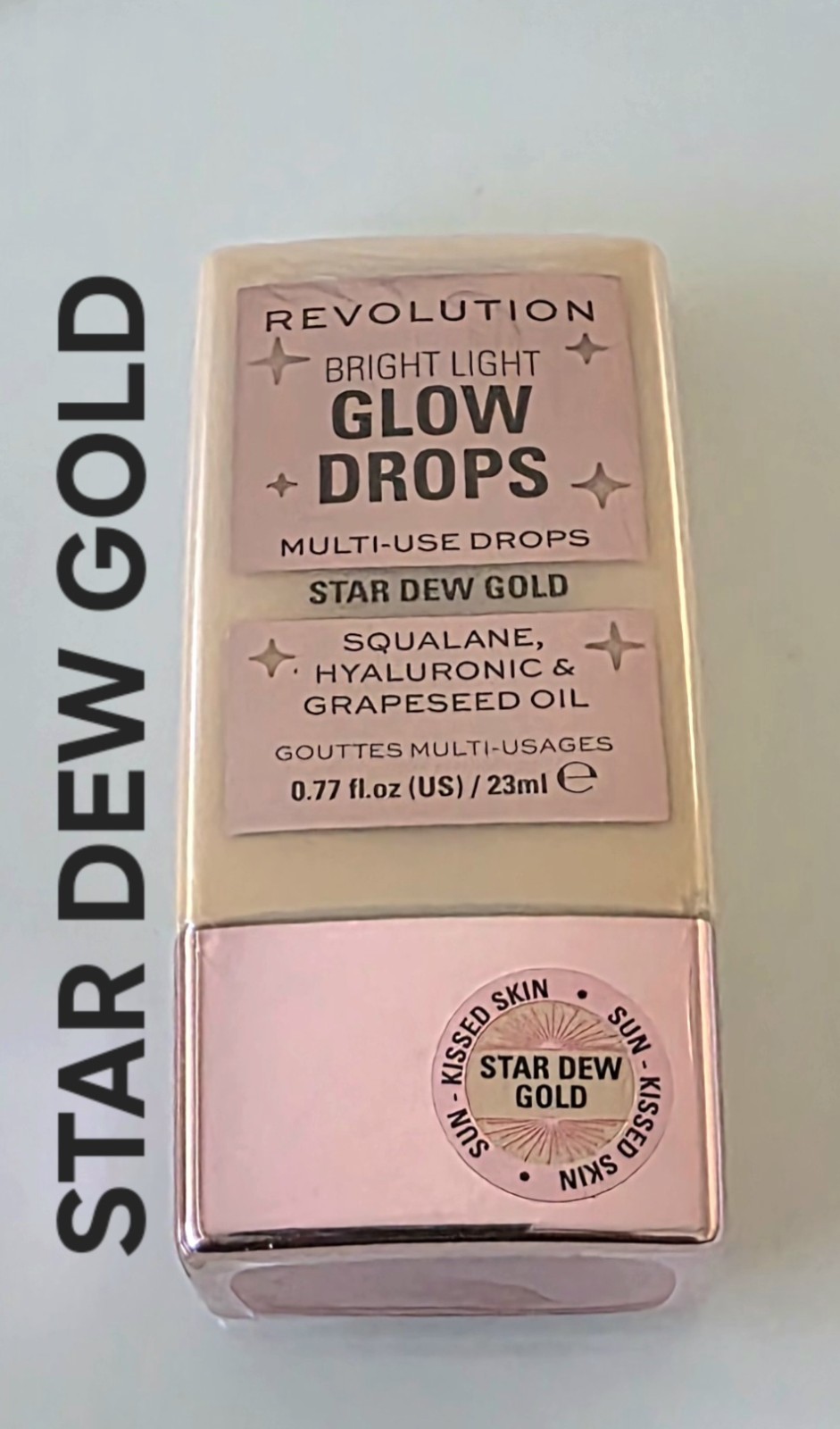 Revolution Unisex Golden Star Dew Bright Light Glow Drops In - Image 2