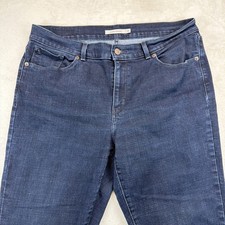 Levi's Classic Straight Jeans Womens 14M W32 L30 Dark Wash Mid Rise Stretch