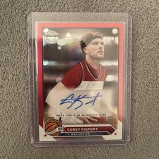 2023-24 Topps Chrome Corey Kispert #CG-CK Wizards NBA Autograph 1/5 Insert