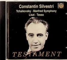 TCHAIKOVSKY Manfred Symphony LISZT Tasso Symphonic Poem SILVESTRI CD 50s NM**