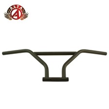 ALTA 330 Standard 2-Piece Freestyle BMX Handlebar Black 22.2mm Steel 9” Rise.