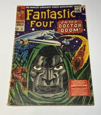 Fantastic Four #57 Doctor Doom Silver Surfer Stan Lee Kirby Marvel Comics 1966