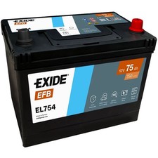 EXIDE EL754 EFB Batterie de Démarrage 12V 75Ah 750A EN pour FORD Taunus 15M