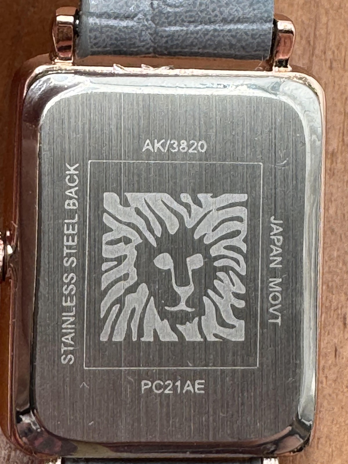 Anne Klein Watch Womens Rectangular Gray Strap Cr… - image 5