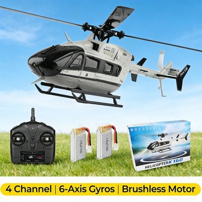   WLTOYS XK K160 Brushless 4-CH RC Helicopter,EC-145 AIRBUS with Light, RTF