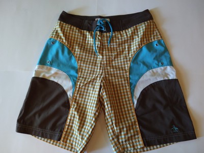 Vintage An Original Penguin By Munsingwear Shorts Mens 32 Board Shorts Summer 