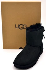 UGG Womens Mini Bailey Bow Ii Boots | Black | 1016501-BLK | Authentic New