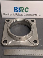 SF213 FOUR BOLT FLANGE HOUSING STAINLESS STEEL - FOOD / PHARMA GRADE